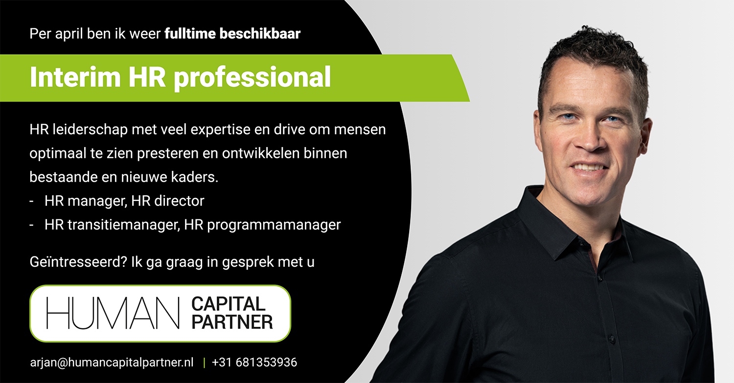 Interim HR manager beschikbaar